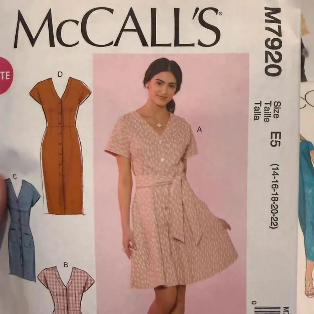 Lot of 6 Women’s Dress & Cardigan Sewing Patterns McCall's Vogue New Look